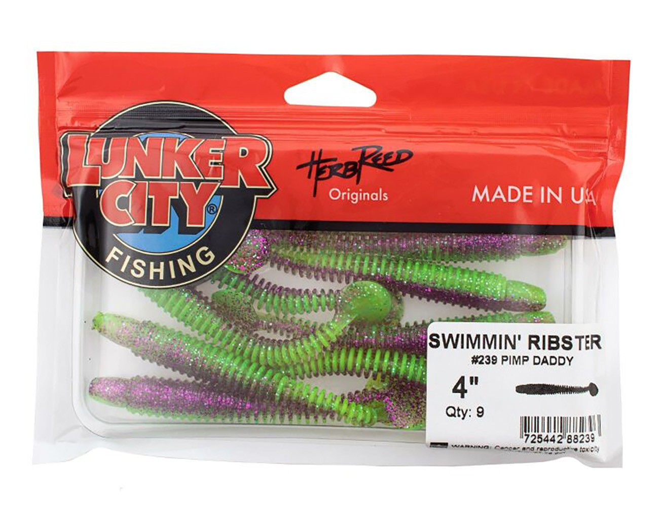 Lunker City Swimmin Ribster 10cm